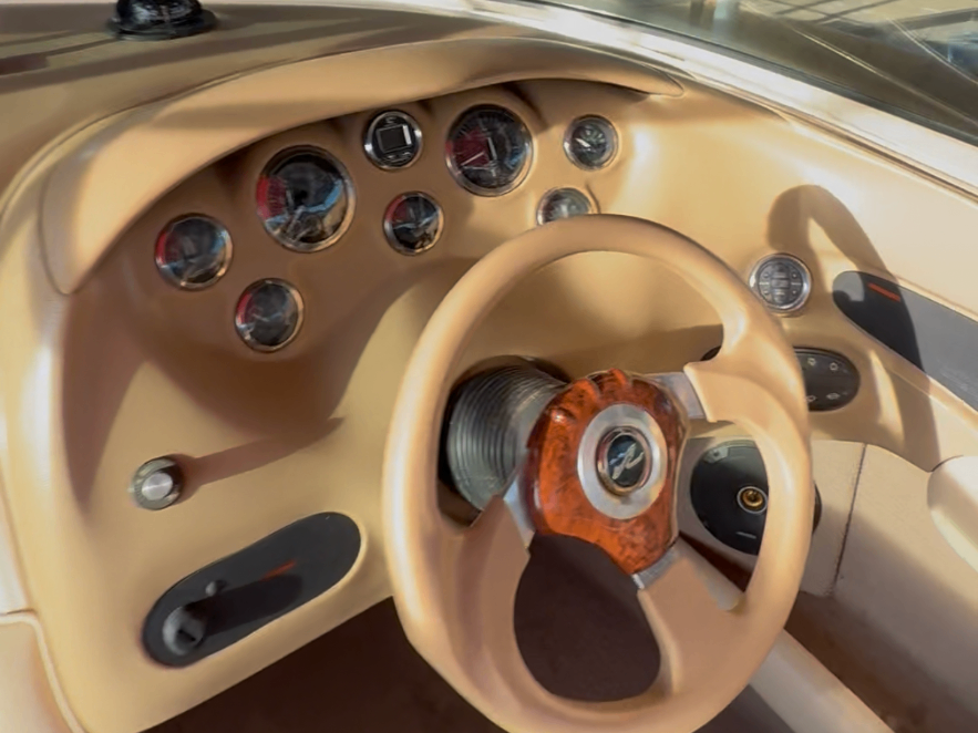 Cockpit & Helm after detailing